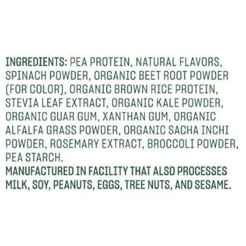 Vega Protein and Greens Protein Powder, Berry - 20g Plant Based Protein Plus Veggies, Vegan, Non GMO, Pea Protein for Women and Men, 1.2 lbs (Packaging May Vary)