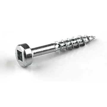 Kreg Zinc Pocket Screws, 1-Inch #7 Coarse Thread, Pan-Head