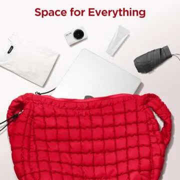 Chic Puffer Tote Bag for Women - Stylish and Spacious