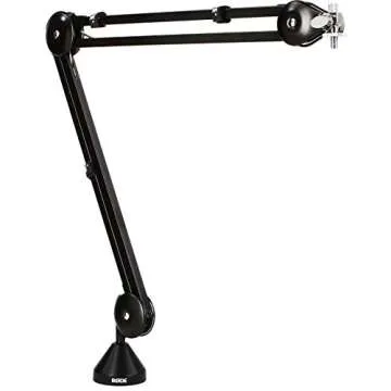 Gator GM-POP FILTER - Pop Filter + Rode PSA1 Desk-Mounted Broadcast Microphone Boom Arm Value Bundle