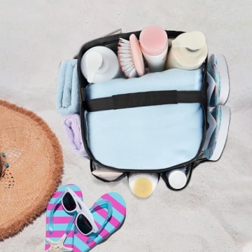 Attmu Mesh Shower Caddy Portable with 8 Pockets for Easy Storage