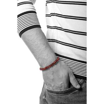 AMBERAGE Natural Baltic Amber Bracelet for Adults - Authentic & Elegant