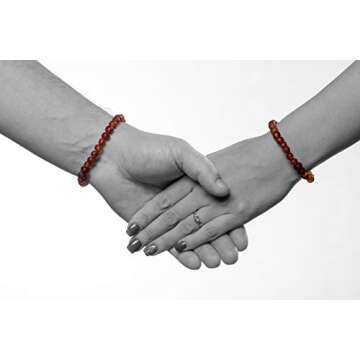 AMBERAGE Natural Baltic Amber Bracelet for Adults - Authentic & Elegant