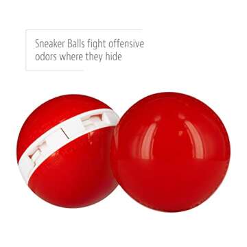 Sneaker Balls Odor-Fighting Fresheners - Eliminate Bad Smells - 2 Pack