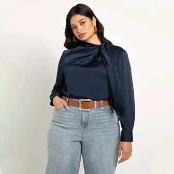 AWAYTR Leather Western Belts - Stylish Adjustable Accessory