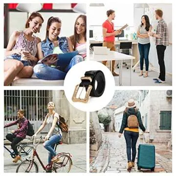 AWAYTR Leather Western Belts - Stylish Adjustable Accessory