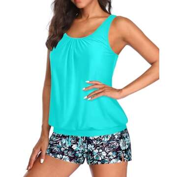 Aqua Eve Women's Tankini - Stylish & Comfortable Bathing Suit