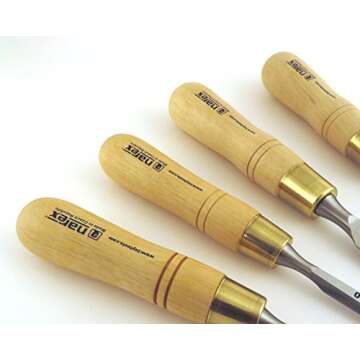 Narex 4 pc Premium Chisel Set for Woodworking Enthusiasts