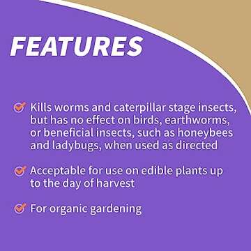 Bonide 8066 Captain Jack's Bacillus Thuringiensis BT Organic Worm & Caterpillar Control, 32 oz. Ready-to-Us - Quantity 1