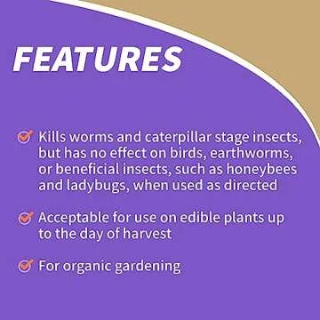 Bonide 8066 Captain Jack's Bacillus Thuringiensis BT Organic Worm & Caterpillar Control, 32 oz. Ready-to-Us - Quantity 1