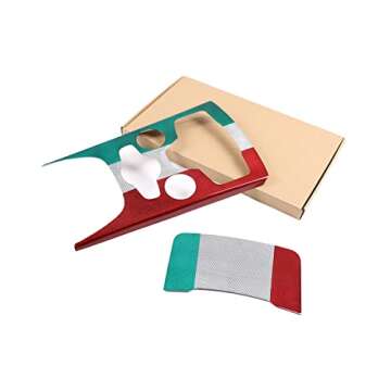 Genuine Carbon Fiber Center Control Cover for Alfa Romeo