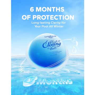 Summerbuddy Pool Closing Ball - Winter Closing Solution for Pools