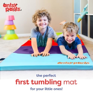 Antsy Pants Tumbling Mat for Kids - Portable, Vibrant, Easy Clean