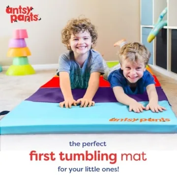 Antsy Pants Tumbling Mat for Kids - Portable, Vibrant, Easy Clean
