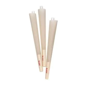 RAW Organic Unrefined Pre-Rolled Cone Pack for Easy Smoking