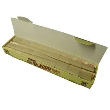 RAW Organic Unrefined Pre-Rolled Cone Pack for Easy Smoking