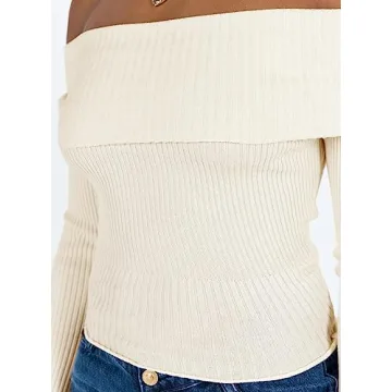 PICPUNMAK Off Shoulder Crop Tee for Effortless Style