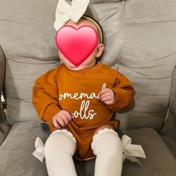 Thanksgiving Baby Romper Outfit Soft Cotton Long Sleeve