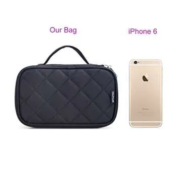 Double Layer Makeup Bag Organizer for Travel & Daily Use