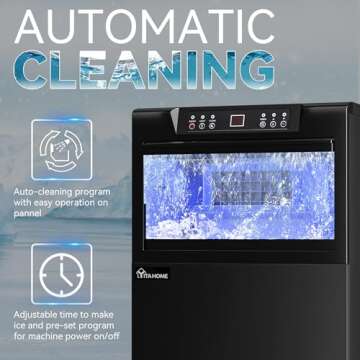 YITAHOME Commercial Ice Maker - 100lbs Daily Production