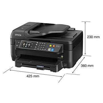 Epson WF-2760 All-in-One Wireless Color Printer with Scanner, Copier, Fax, Ethernet, Wi-Fi Direct & NFC, Amazon Dash Replenishment Ready