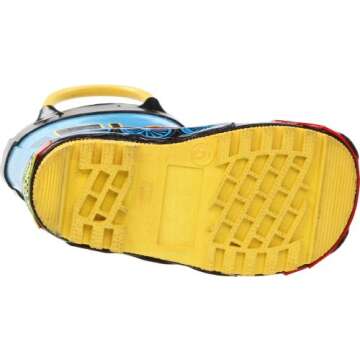 Western Chief Boys' Character Waterproof Rain Boot, Thomas Blue Engine, 8 Toddler M