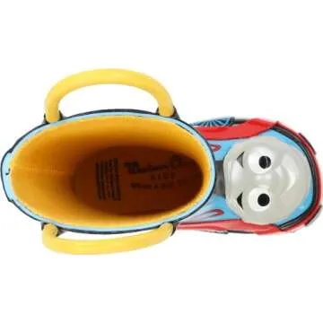 Western Chief Boys' Character Waterproof Rain Boot, Thomas Blue Engine, 8 Toddler M