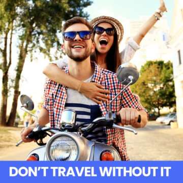 Travel RX Medicine Kit - Bulk Travel Medicine Kit with Individually Wrapped Medicine & Bag for Indigestion, Motion Sickness & More by Real Vitamins (1 Kit)