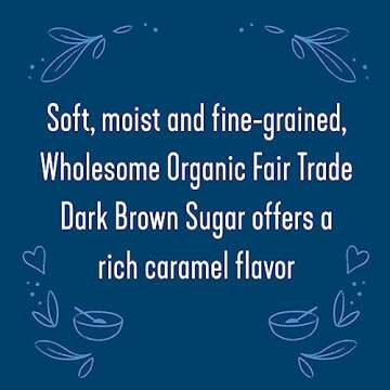 Organic Dark Brown Sugar - Fair Trade & Non-GMO, 6 Pack