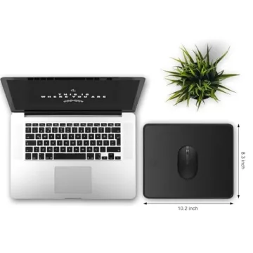 JIKIOU Comfortable 3 Pack Mouse Pad with Stitched Edges