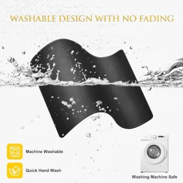 JIKIOU Comfortable 3 Pack Mouse Pad with Stitched Edges