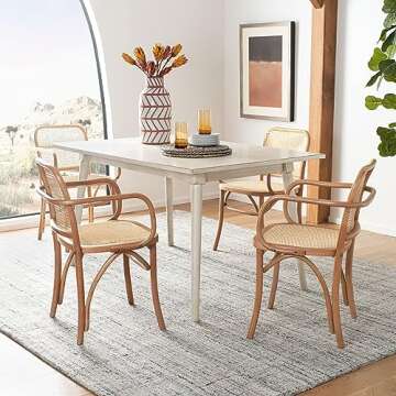 Stylish Safavieh Home Keiko Cane Dining Chair