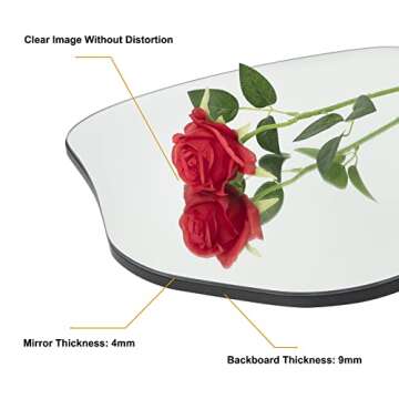 Stylish BOMINICA Irregular Wall Mirror for Home Decor