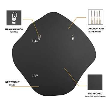 Stylish BOMINICA Irregular Wall Mirror for Home Decor