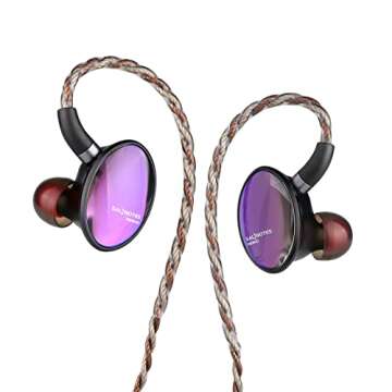 7Hz x Crinacle Salnotes Dioko HiFi 14.6mm Planar Diaphragm Driver in Ear Earphone IEMs with CNC Avia...