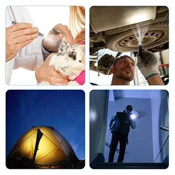 RISEMART Nurse Led Medical Penlight with Pupil Gauge