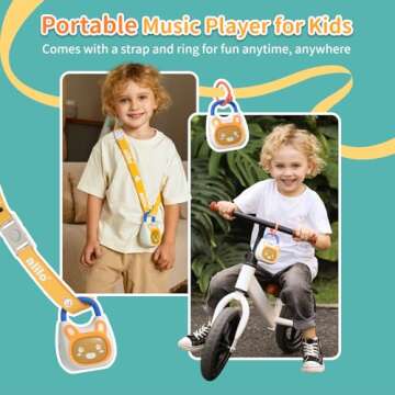 alilo Pocket Bunny Portable Music Player for Toddlers