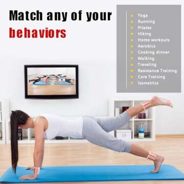 TIMOOU Ankle Weights for Women Men, Adjustable Wrist Weighted Bracelet for Home Gym Workout, Walking...