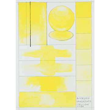QoR Artist Watercolors by GOLDEN, Bismuth Vanadate Yellow, 11 ml Tube, Professional Watercolor Paint, Semi-Transparent