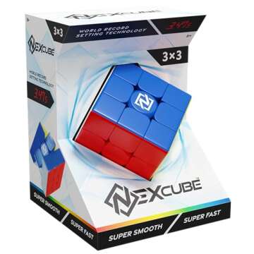 Goliath NEXcube 3x3 Classic - Stickerless Speed Cube - Super Smooth Technology Unlocks Super Speed t...