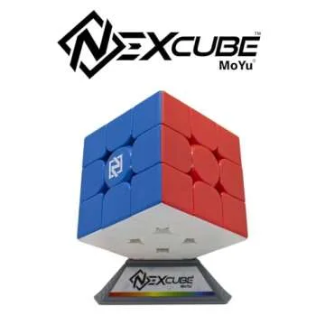 Goliath NEXcube 3x3 Classic - Stickerless Speed Cube - Super Smooth Technology Unlocks Speed