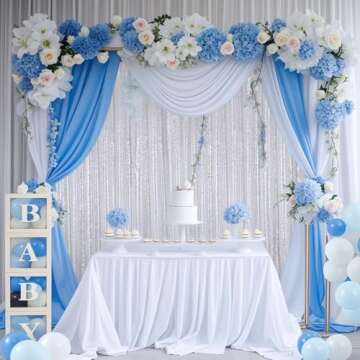 TRLYC Sequin Backdrop Curtains - 2 Panels 2FTx8FT Shiny Silver Curtains Shimmer Wall Backdrop Glitter Backdrop for Wedding Party Background Drapes Decor