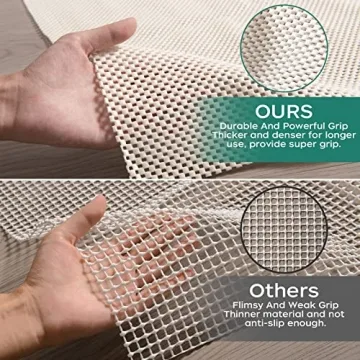 BAGAIL Non Slip Rug Pad Gripper for Area Rugs and Floors