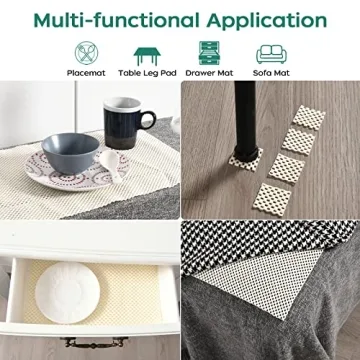 BAGAIL Non Slip Rug Pad Gripper for Area Rugs and Floors