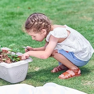 Felix & Flora Toddler Girl Brown Sandals - Lightweight Summer Shoes