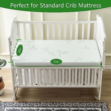 GOONIK Waterproof Crib Mattress Protector - Soft & Breathable