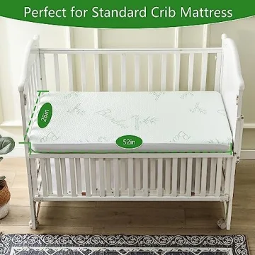 GOONIK Waterproof Crib Mattress Protector - Soft & Breathable