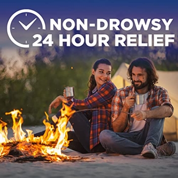 Amazon Basic Care 24HR Allergy Nasal Spray for Non-Drowsy Relief