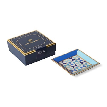 Jonathan Adler Sorrento Square Trinket Tray in Blue