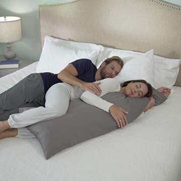MyPillow Full Body Pillow for Side Sleepers - Soft and Supportive 18" x 54"